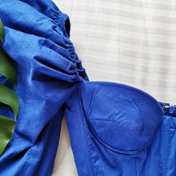 Deep Blue Oh Polly Dress, XS - Picture 2 of 3